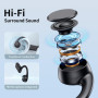 Casque Conduction Osseuse Bluetooth, Open Ear Sport Écouteur Conduction Osseuse Sans Fil Oreilles Ouvertes avec Micro, IP55 Étan