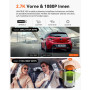 VANTRUE N2X 2.7K+1080P Dashcam Voiture Avant Intérieur, STARVIS 2 Double HDR Camera Embarquée Infrarouge, Support LTE, 5GHz WiFi