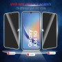 KELINAN 3 pièces Verre Trempé Anti-Espion pour Samsung Galaxy A34 5G, Protection Écran Vitre Protecteur Protege Sans Bulles, Dur