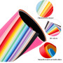 Lot de 100 feuilles de papier cartonné coloré A4, 20 couleurs feuille papier couleur 120 g/m² pour origami, le scrapbooking, l'i