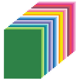 100 feuilles - 120g Tonpapier A4 couleur, Bastelpapier couleur papier imprimant - 25 couleurs