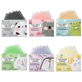 XYTAHDM 600pcs Papier Matifiante Pour le Visage - Feuilles Absorbantes d'Huile et de Sebum Pour le Soin - 6 Couleurs