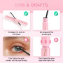 Parriparri Colle Faux Cils 2 in 1 Lash Bond et Seal DIY Individuel Cils Adhésif Waterproof Strong Hold Eyelash Glue Faux Cils Co