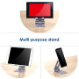 Simpeak Support Téléphone, Support Tablette, Support Dock pour Téléphone Portable Tablette et eBook, Support de Bureau en Alliag