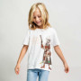 T shirt à manches courtes The Mandalorian Marron