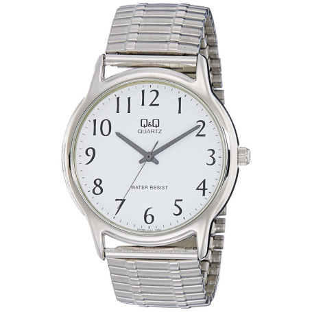 Montre Homme Q&Q STANDARD Argenté (Ø 38 mm)