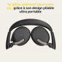 Jabra Evolve2 65 Flex Casque Avec fil &sans fil Arceau Bureau/Centre d'appels Bluetooth Noir