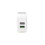 Chargeur de batterie Celly TC2USBTURBO Blanc
