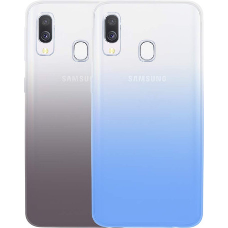 Pack de 2 coques semi-rigides Colorblock pour Samsung Galaxy A40 A405
