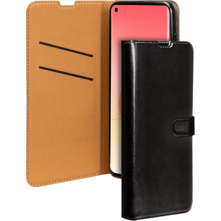 Etui Folio Wallet Oppo Reno 6 Pro Noir - Fermeture avec languette aima