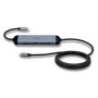 Lindy 43326 station d'accueil Avec fil USB 3.2 Gen 1 (3.1 Gen 1) Type-C Noir, Gris