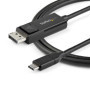 Startech.com Câble USB Type-C vers DisplayPort 1.2 (bidirectionnel) - 1m - Adaptateur USB-C à DP