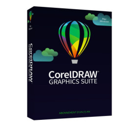 Corel CorelDRAW Graphics Suite Éditeur graphique 1 licence(s) 1 année(s)