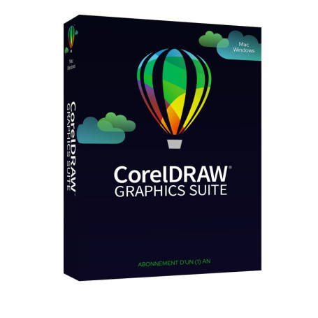 Corel CorelDRAW Graphics Suite Éditeur graphique 1 licence(s) 1 année(s)