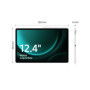 Samsung SM-X610NLGAEUB tablette 128 Go 31,5 cm (12.4") Samsung Exynos 8 Go Wi-Fi 6 (802.11ax) Android 13 Vert"