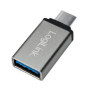 LogiLink AU0042 changeur de genre de câble USB 3.1 type-C USB 3.0 Argent