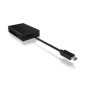 ICY BOX IB-CR401-C3 lecteur de carte mémoire USB 3.2 Gen 1 (3.1 Gen 1) Type-C Noir