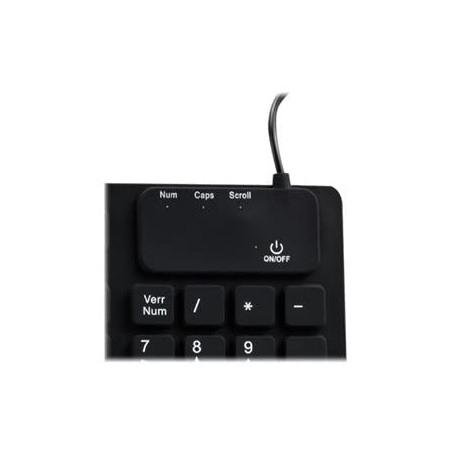 MCL ACK-729/N clavier Universel USB + PS/2 AZERTY Français Noir