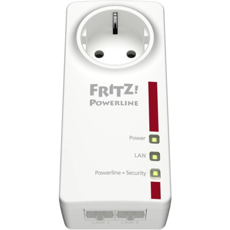 FRITZ!Powerline 1220 1200 Mbit/s Ethernet/LAN Blanc 1 pièce(s)