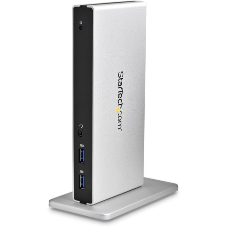 StarTech.com Station d'Accueil USB 3.0 pour Deux Écrans avec Adaptateurs DVI vers VGA et HDMI, 5x USB 3.0 et Audio - Sta
