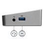 StarTech.com Station d'Accueil USB 3.0 à 3 Écrans avec 2x 4K DisplayPort et HDMI - Hub USB-A à 5 Ports (1x Fast-Charge),
