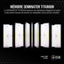 Corsair Dominator Titanium CMP64GX5M2B6000C30W module de mémoire 64 Go 2 x 32 Go DDR5 6000 MHz