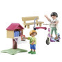 71511 - Playmobil - Boite a livres avec maman et enfant
