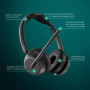 EPOS IMPACT 1061T ANC Casque Sans fil Arceau Bureau/Centre d'appels Bluetooth Charging stand Noir