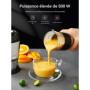 HOUSANT Blender Smoothie 3 en 1, Mini Blender Mixeur avec 280ml Moulin à café et 2 * 570ml Bouteille de smoothie portable, 29000