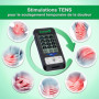 TESMED Trio 6.5: Électrostimulateur Musculaire Rechargeable par USB - 36 Programmes, 40 Niveaux d'Intensité, 4 Électrodes - EMS,