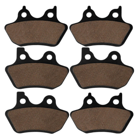 Plaquettes de frein avant et arrière pour Harley-Davidson Road King, Electra Glide, Road Glide, Low Rider, Wide Glide, Super Gli
