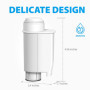 Waterdrop TÜV SÜD Certifiée Cartouche Filtrante pour la Machine à Café, Remplacement pour Brita Intenza+ Saeco CA6702/00 CA6706/