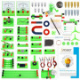 Sntieecr Kit de Circuit de Physique STEM, Kit de Magnétisme d’Électricité de Science Lab Kits d’Éducation aux Expériences de pou