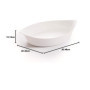 Luminarc - Set de 3 Plats ovales Blanc Smart Cuisine Carine 250°C - Plats à Four en Verre Innovant - Légers et Extra-Résistants 