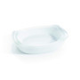 Plat de cuisson blanc 38 x 28 cm Smart Cuisine Carine