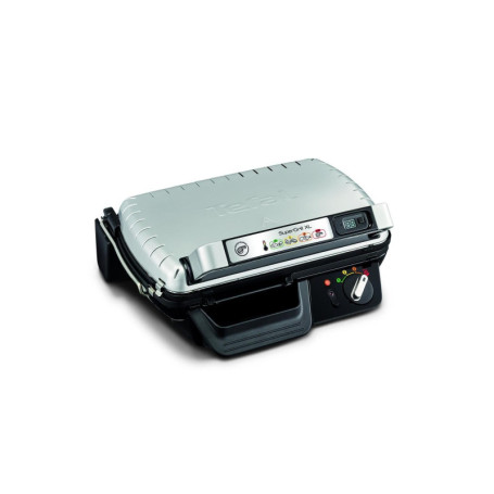 Tefal SuperGrill XL GC461B Table de grill électrique Noir, Métallique 2400 W - Barbecue (2400 W, Gril, Electrique, 110 cm², 2 an