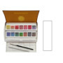 Sennelier Boîte de Peinture Aquarelle Extra-Fines,14 Demi-Godets,Made in France