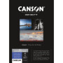 CANSON Infinity - Rag Photographique Duo - Boîte 25 feuilles de papier photo ultra lisse - A4 - 210g/m² - Ultra blanc
