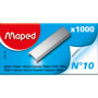 MAPED Lot de 3 Boites de 1000 agrafes No10, zingués