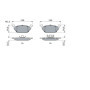 Bosch BP175 - Plaquettes de Frein Avant pour Voiture - Qualité Bosch - Réduction du Bruit et de la Poussière - Certifié ECE-R90 