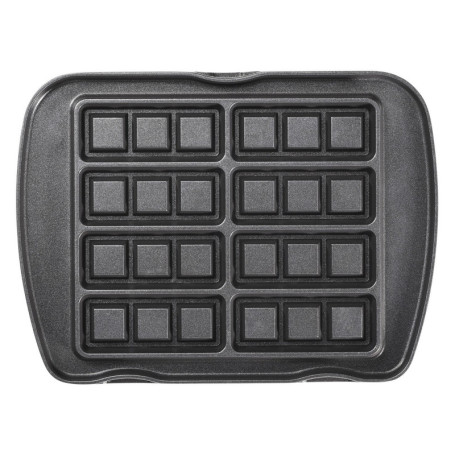LAGRANGE Jeu de plaques Mini-gaufres, compatible avec tous les gaufriers "Premium", Plaques en fonte d'aluminium, Revêtement ant