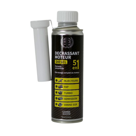 SNQR Décrassant et Décalaminant Moteur Diesel 5en1 375mL Ultra-Efficace | Nettoyage Immédiat Injecteurs, Turbo, FAP, EGR | Décra