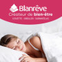 Blanrêve - Couette confort - Tempérée - Pour lit de 1 personne - Fibres Synthétiques Douces - Entretien Facile - Blanc - 140x200