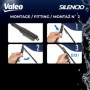 VALEO Silencio Essuie-glace - VF426 - Kit de Balais d'Essuie-glace Plat d'Origine de Haute performance, Visibilité Supérieure su