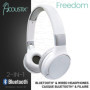 Lexibook Acoustix - Casque Audio 2-en-1 Bluetooth et Filaire, Stéréo, sans fil, filaire, batterie rechargeable, Bluetooth 5.3 (j