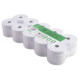 Exacompta - Réf. 5770120V - Lot de 10 bobines pour machine à calculer et caisses - largeur 57 mm x diamètre 70 mm - mandrin 12 m