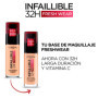 L’Oréal Paris - Fond de Teint Fluide Infaillible 32h Fresh Wear - Tous Types de Peau - Teinte : Beige Peau (130) - 30 ml