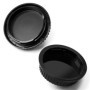X4 EOS BO Cache Bouchon BOITIER + Arrière pour Objectif Monture Canon EOS EF EF-S Compatible Tous DSLR Canon - ADAPTOUT Marque F