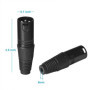 X10 Prise XLR 3 Broches Male à Souder Fiche Connecteur Soudure Audio pour Ecouteurs Guitare Chaîne HiFi Microphone Casque - ADAP