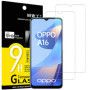 NEW'C Lot de 2, Verre Trempé pour Oppo A16 (6,52), A16s, Film Protection écran efficace contre les Rayures - sans Bulles - Ultra